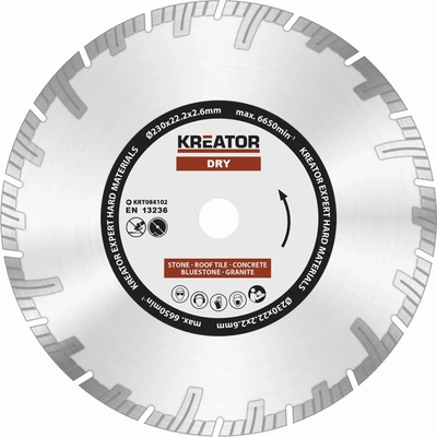 Kreator Diamantový segmentový kotúč 230 mm KRT084102