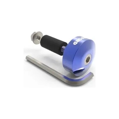 riadidlá závažia Bar Ends 1 s redukciou pre vnútorný priemer 13 a 18 mm (vonkajší 22 a 28,6 mm), OXFORD (modrý elox, pár)