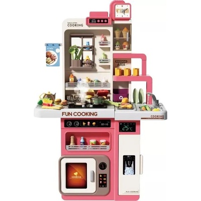 Man Yuk Toys Луксозен комплект детска кухня със светлини, 91 части (938b)