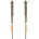 QIDI Tech Биметална дюза за Max4, комплект от 2 броя - 0, 2 mm (744581223051)