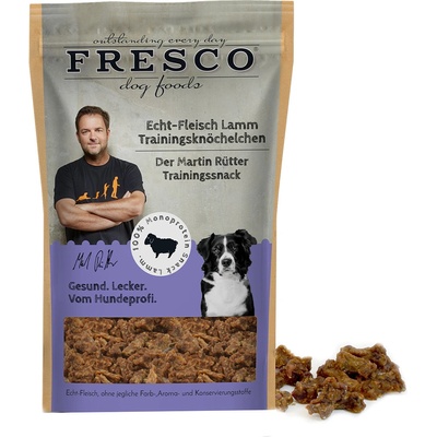 Fresco Dog Foods 150 г агнешко месо Martin Rütter тренировъчни кокалчета за кучета
