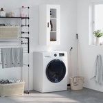 vidaXL Стенен шкаф бял 34, 5x34x90 см (828924)