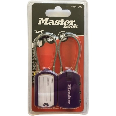 Master Lock 4684EURTCOL fialový 2 ks