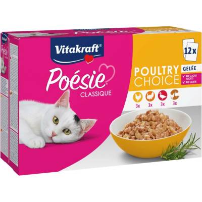 Poésie Classique kuře krůta kachna v želé 12 x 85 g