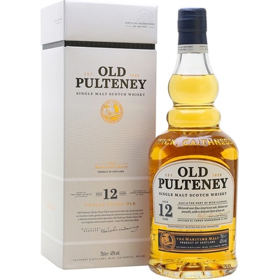 Pulteney 12y 40% 0,7 l (holá láhev)