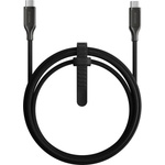 Nomad Здрав кевларен USB-C към USB-C кабел за MacBook и устройства с USB-C порт (150 см) - Nomad Kevlar USB-C to USB-C Charging Cable 240W (черен) (NM014964858)