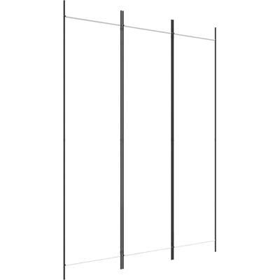 VidaXL Paraván 350178 oboustranný bílý 150 x 200 cm