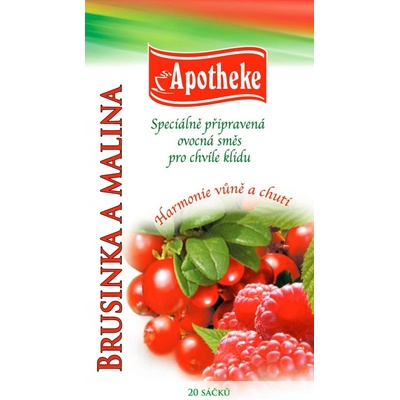 Apotheke Brusinka a malina čaj 20 x 2 g