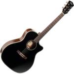 Cort ESSENCE-GA4 Black Електро-акустична китара Джъмбо