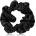Crystallove Silk Scrunchie копринен ластик за коса Black