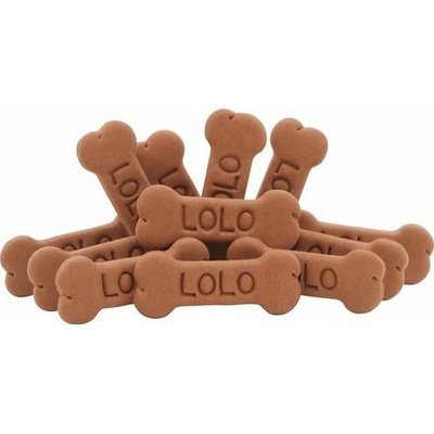Lolo Pets Classic DOG COOKIES BONES L ČOKOLÁDA 17 kg