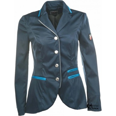 HKM jezdecké sako GLOBAL TEAM Černá