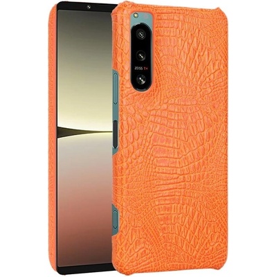 Crocodile Texture oranžový – Sony Xperia 5 IV 5G
