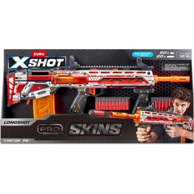 ZURU PRO SKINS Бластер с меки стрели Longshot