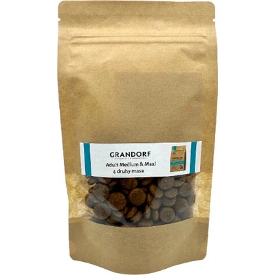 Grandorf Vzorek Adult Medium & Maxi Jehně & Krocan & Kachna & Divočák 75 g