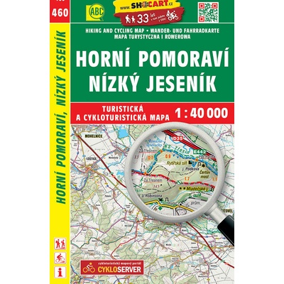 Turistická mapa Horní Pomoraví Nízký Jeseník :