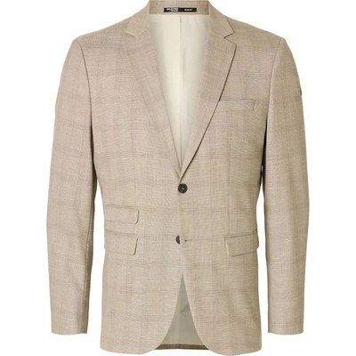 SELECTED Сако Selected Neil Slim Fit blazer - Beige (Oatmeal / Check)