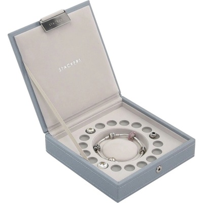 Stackers Ковчеже за гривни и накити Stackers сивкавосиньо (73748)