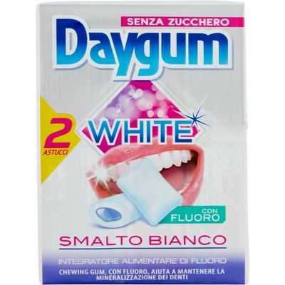 Daygum White žuvačky s náplňou bez cukru 2x30g