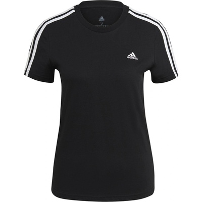 adidas Dámske tričko 3 Stripes Tee Čierna