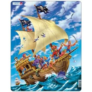 Image 1 of Larsen - Детски пъзел - Пирати - 30 части (US9)