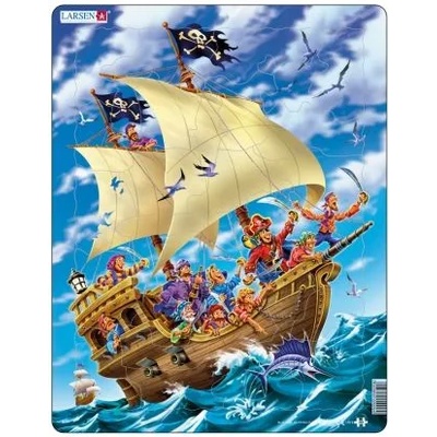 Larsen - Детски пъзел - Пирати - 30 части (US9)