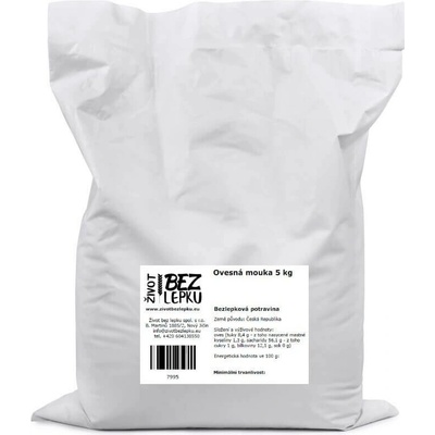 Život bez lepku Ovsená múka hladká 5 kg