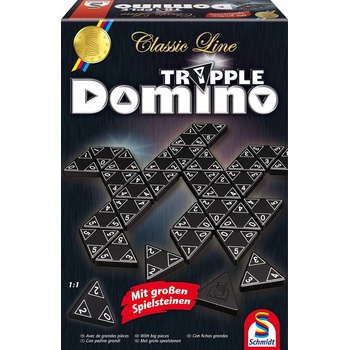 Schmidt Spiele Класическа игра Schmidt - Tripple Domino (49287)