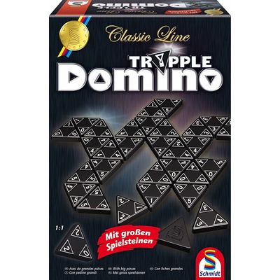 Schmidt Spiele Класическа игра Schmidt - Tripple Domino (49287)