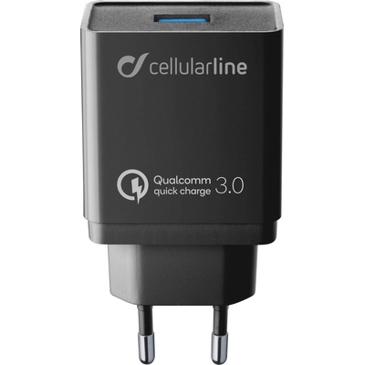 Cellularline Зарядно с бързо зареждане и кабел USB-C 6073