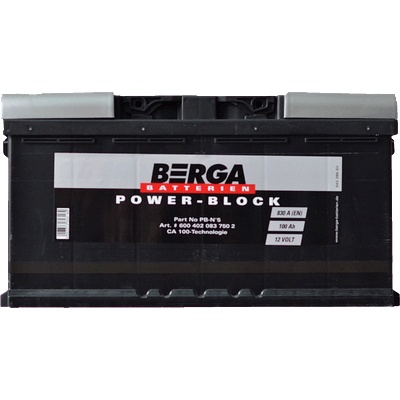 BERGA Power Block 100Ah 830A right+ (AKB0069)