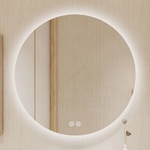 Brilagi - LED димируемо огледало с подгряване и подсветка DEMI ECO LED/12W/230V Ø 60 см IP44 (BG2890)