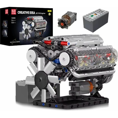 Lebula - Stavebnice volně stojící sada osmiválcový motor v8 552ks