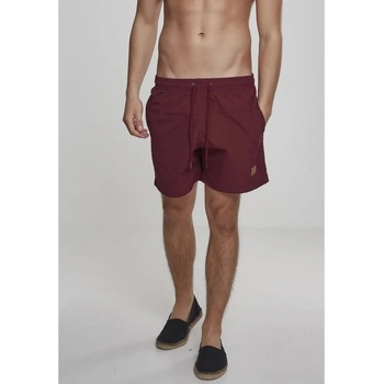 Urban Classics Бански гащета Urban classics Basic swimming shorts - Red (Bordeaux)