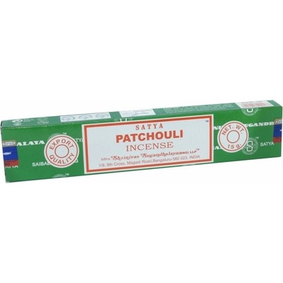 Schrinivas Satya indické vonné tyčinky Patchouli 15 g