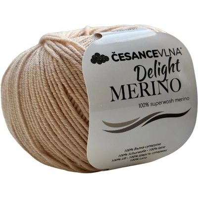 100% Merino příze - Delight světle béžová