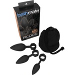 Bathmate Anal Training Plugs - комплект анални плъгове (черен) - lovesexshop