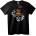 NOONEBRAND Тениска Череп с шапка и пура - 2XL, Black