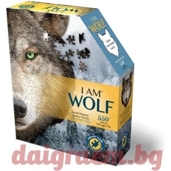 WOW Toys Пъзел wow 3003 - 550 части - Вълк (wowp3003)