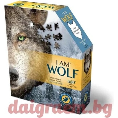 WOW Toys Пъзел wow 3003 - 550 части - Вълк (wowp3003)