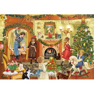 Grafika - Puzzle Where Should We Hang The Mistletoe - 1 000 piese