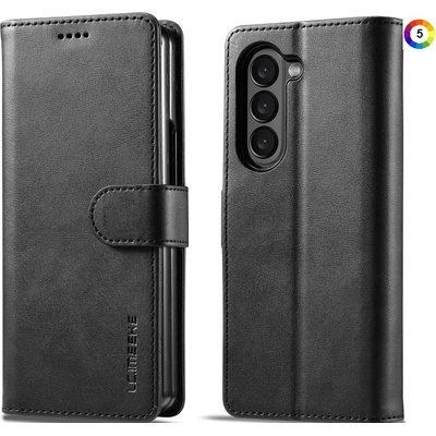 Samsung Galaxy Z Fold5 5G LC. IMEEKE Кожен Калъф и Протектор
