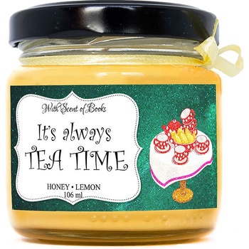Image 1 of With Scent of Books Ароматна свещ - It's always tea time, 106 ml (IATT_106)