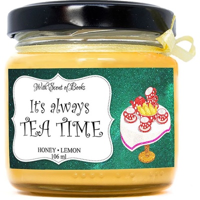 With Scent of Books Ароматна свещ - It's always tea time, 106 ml (IATT_106)