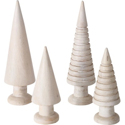 Boltze Dekoratívny drevený strom NOARES V.17 V.24cm 2 druhy SET 2ks cena za 1 set