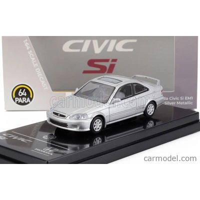 Paragon-models Honda Civic Si Em1 Lhd 1999 Silver 1:64