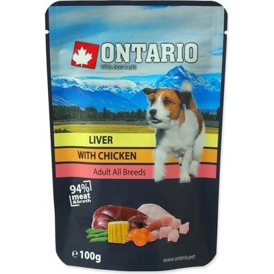 Ontario Adult Liver with Chicken in Broth 6 x 100 g