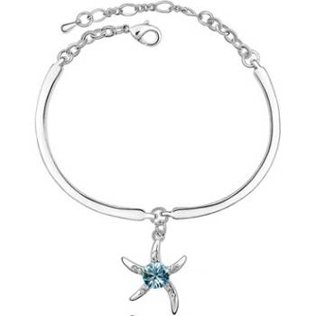 Image 1 of Гривна с морска звезда и син кристал