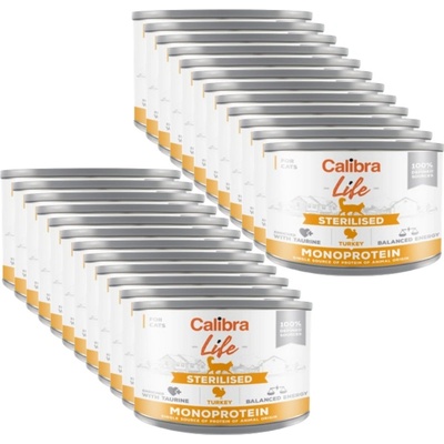 Calibra Cat Life Sterilizovaný moriak 24 x 200 g