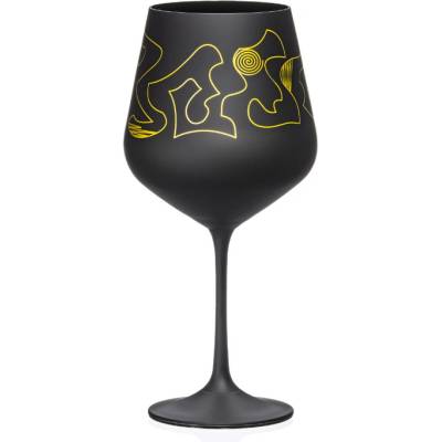 Crystalex sklenice na koktejly Giselle Eclectic black 2 x 570 ml